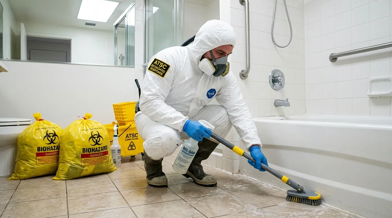 Decontamination equipment deployed for Blood Cleanup in Nonantum